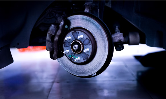 On-going brake pad replacement in Pinellas Park